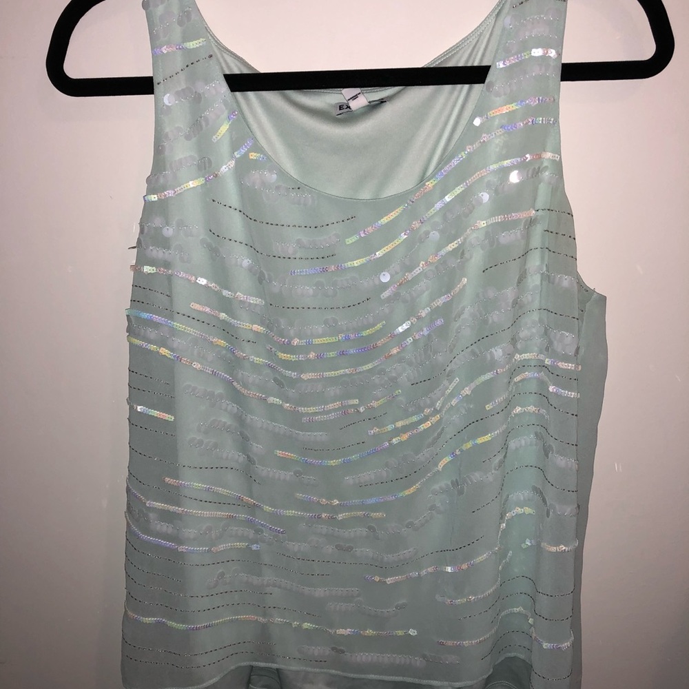 Light mint green tank top